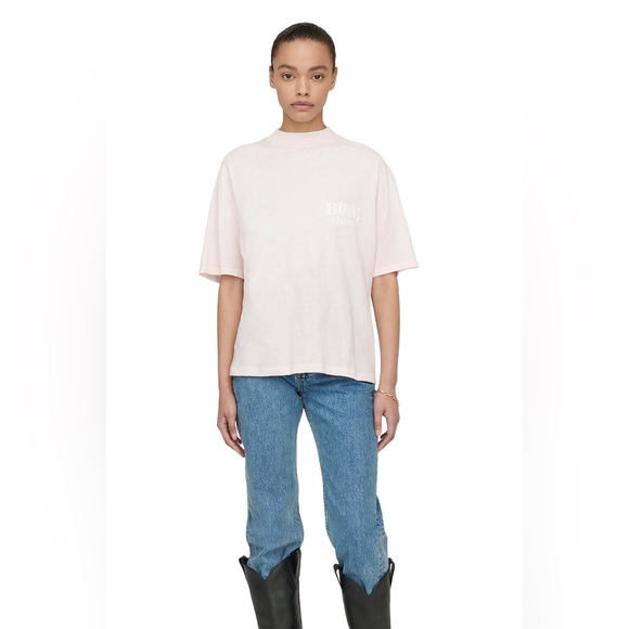 Anine Bing Wes Tee - Pink Bing LA - Picture 1 of 12